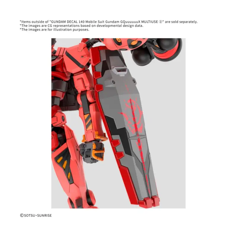 Beste Prijs GUNDAM GQuuuuuuX - Decal 140 Gundam GQuuuuuuX 2 - Model Kit