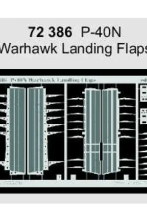 Actieprijs Curtiss P-40N Warhawk landing flaps (toebehoren voor modelbouwsets van Hasegawa)