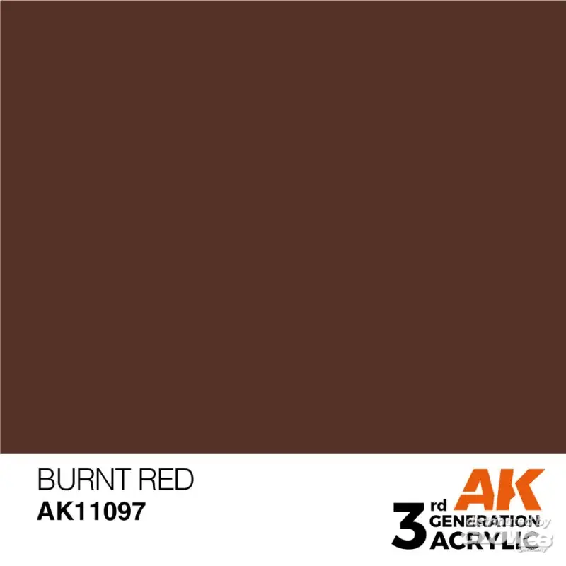 Flitsaanbieding Burnt Red 17ml Acrylverf