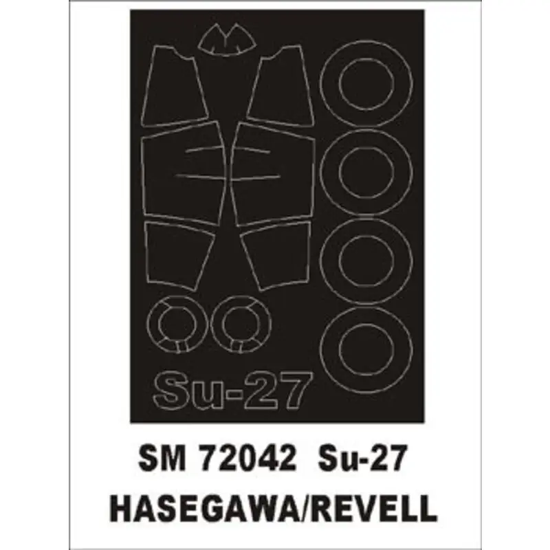 Sukhoi Su-27 (exterior) (designed To Be Farming with Hasegawa / Revell kits) Accessoire Favoriet