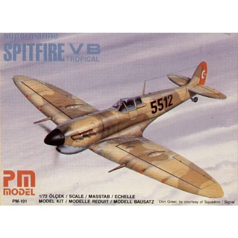 Supermarine Spitfire Mk.VB Tropical Schaalmodel Beperkt Aanbod