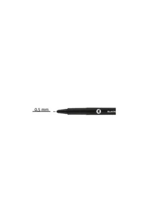 Blackliner 0.5mm fine black felt-tip pen Veilige Betaling