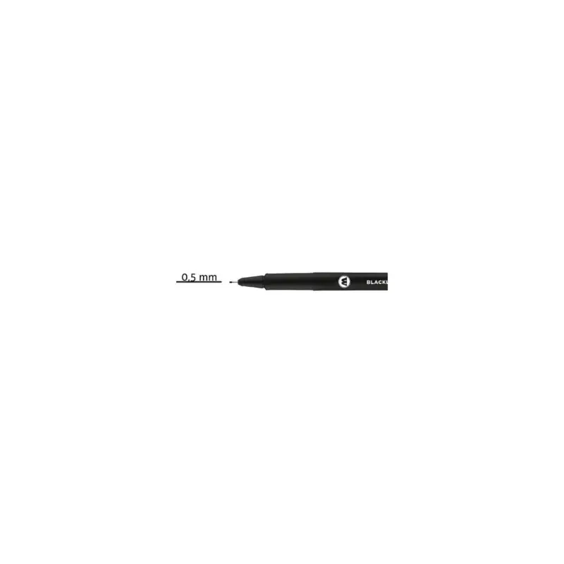 Blackliner 0.5mm fine black felt-tip pen Veilige Betaling