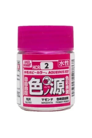 Bestseller Gunze hcr-2 aqueous primary color pigment paint (18 ml) magenta