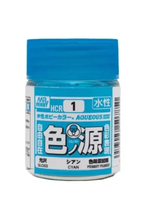Seizoensaanbieding Gunze hcr-1 aqueous primary color pigment paint (18 ml) cyan