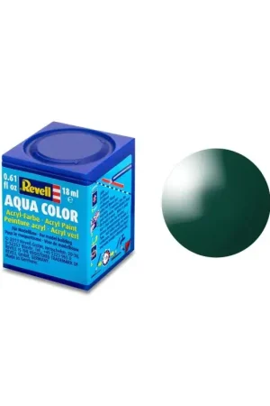 Glans Donkergroene Aqua Acrylverf - 18ml 62 Beperkt Aanbod