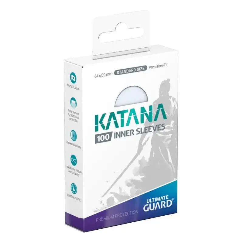Voordeelprijs Ultimate Guard 100 Katana Binnenmouwen Standaard Maat Doorzichtig