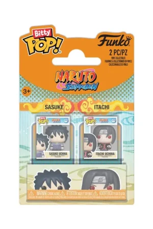Naruto pack 2 Bitty POP! Vinyl Figures Sasuke & Itachi 2 cm Pop figur Hoge Kwaliteit