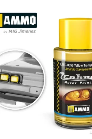 Koop Vandaag COBRA MOTOR Yellow transparent Acrylverf