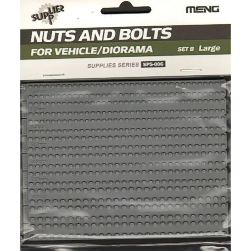 Military vehicle Nuts and Bolts wide SET B Accessoire Direct Verzonden