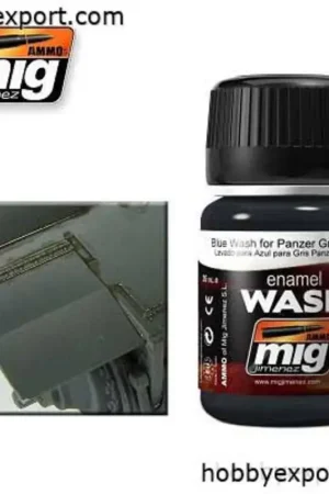 Blue wash voor panzer grijs 35ml Laatste Kans