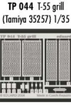 T-55 grills (toebehoren voor modelbouwsets van Tamiya TA35257) Accessoire Direct Verzonden