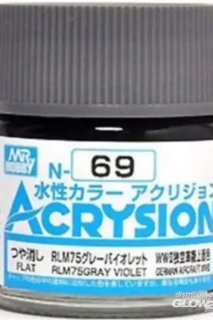 Mr Hobby -Gunze Acrysion (10 ml) RLM75 Gray Violet Acrylverf Bestseller