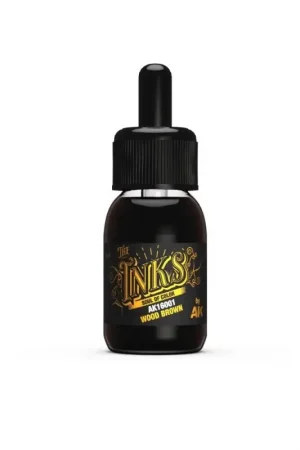 AK INTERACTIVE: The INKS Wood Brown 30 ml Acrylverf Snelle Levering