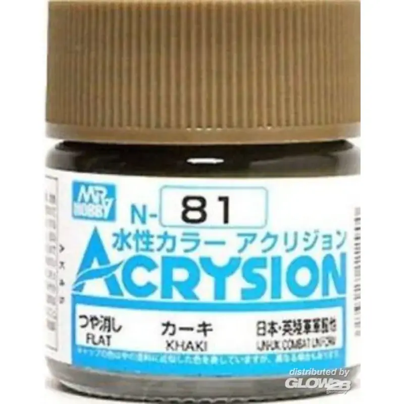 Korting Mr Hobby -Gunze Acrysion (10 ml) Khaki Acrylverf