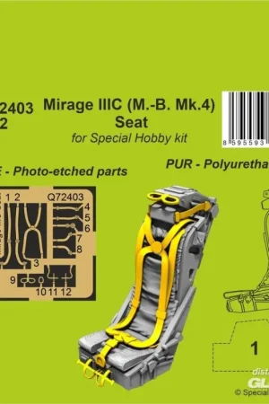 Mirage IIIC (M.-B. Mk.4) stoel Seizoensaanbieding