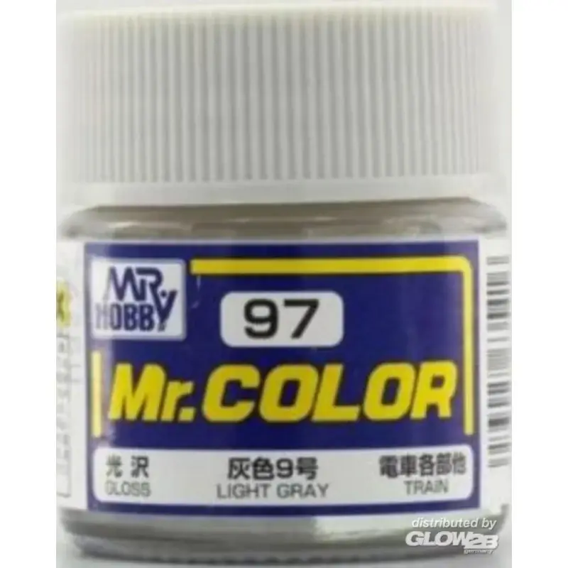Laatste Versie Mr Hobby -Gunze Mr. Color (10 ml) Light Gray Acrylverf