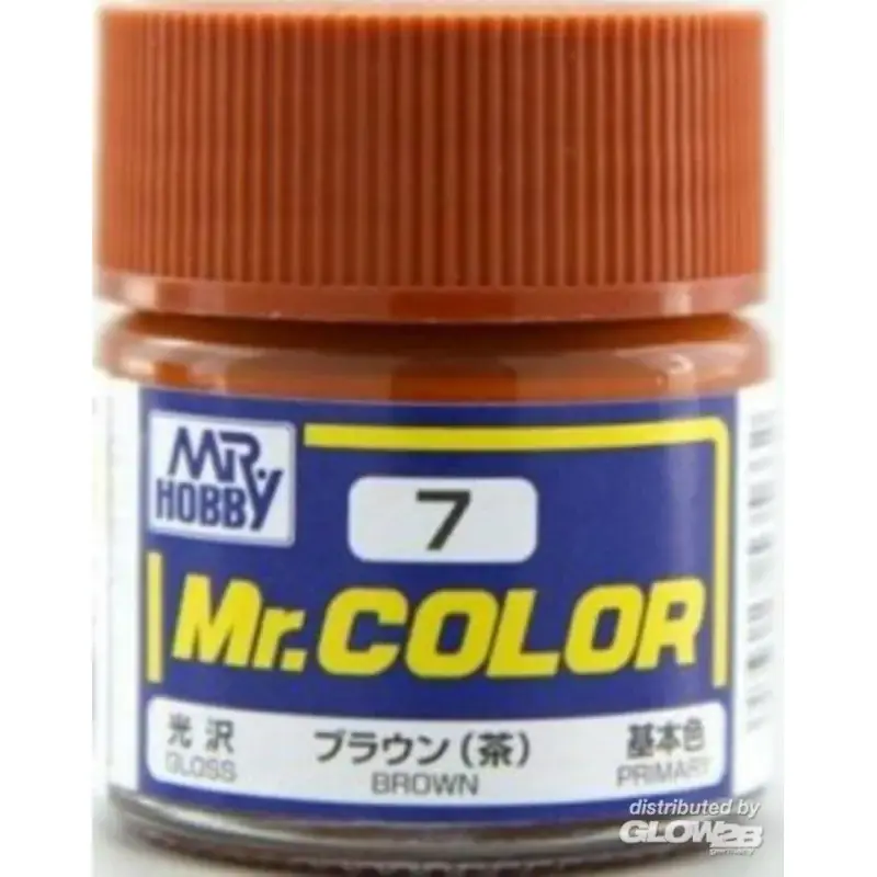 Op = Op Mr Hobby -Gunze Mr. Color (10 ml) Brown Acrylverf