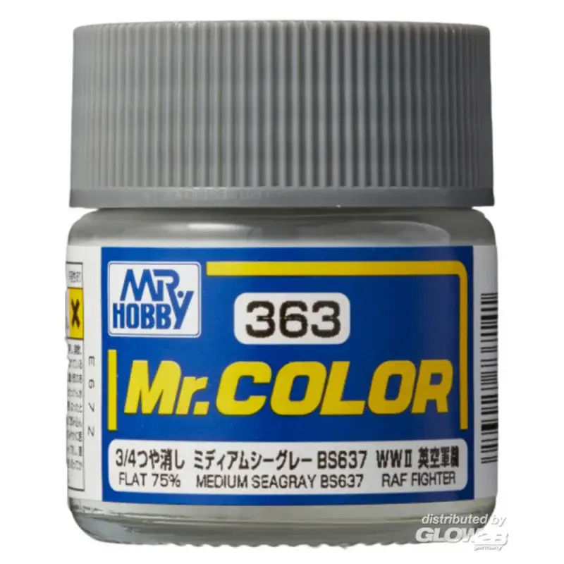 Mr Hobby -Gunze Mr. Color (10 ml) Medium Seagray BS637 Acrylverf Fabrieksprijs
