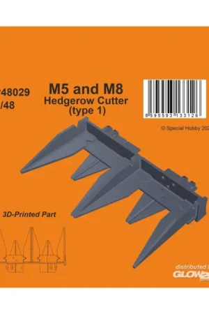 Finale Uitverkoop M5 and M8 Hedgerow Cutter (type 1) for Tamiya