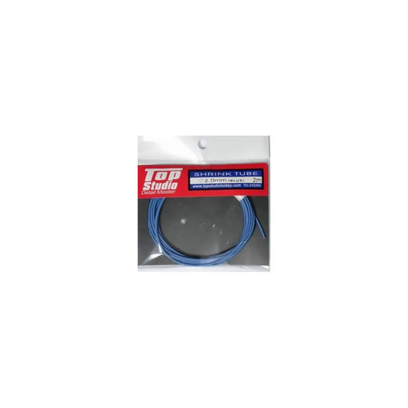 2.0mm shrink tube (blue) Tijdelijk Beschikbaar