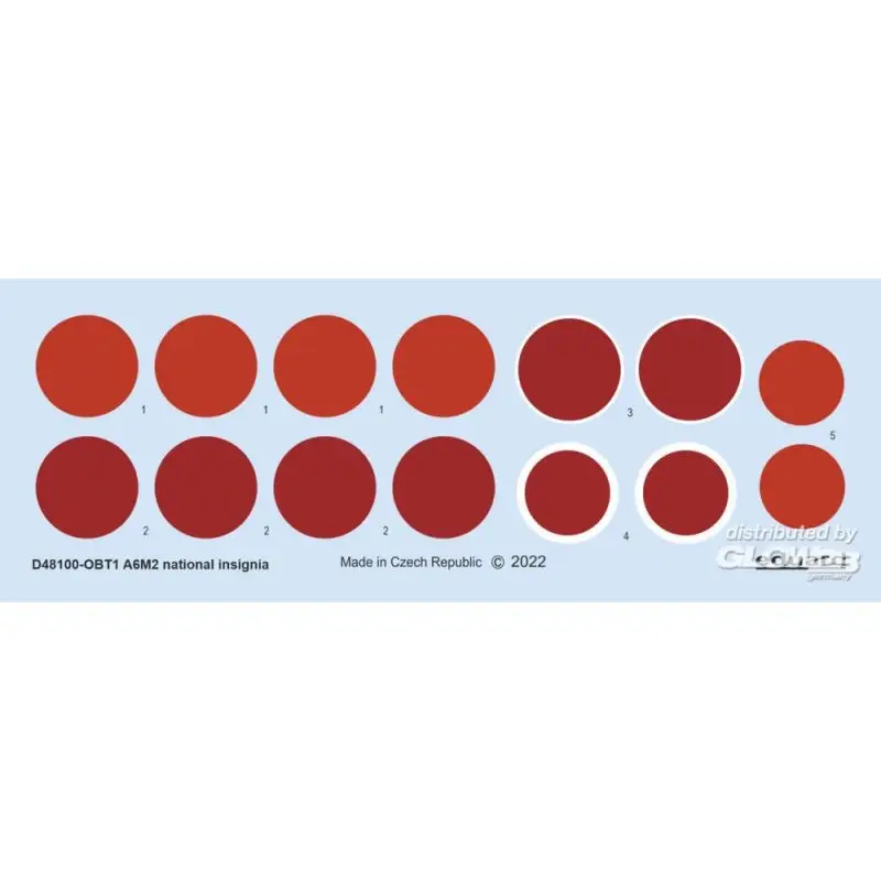 Beperkte Voorraad A6M2 nationaal insigne voor EDUARD Decal