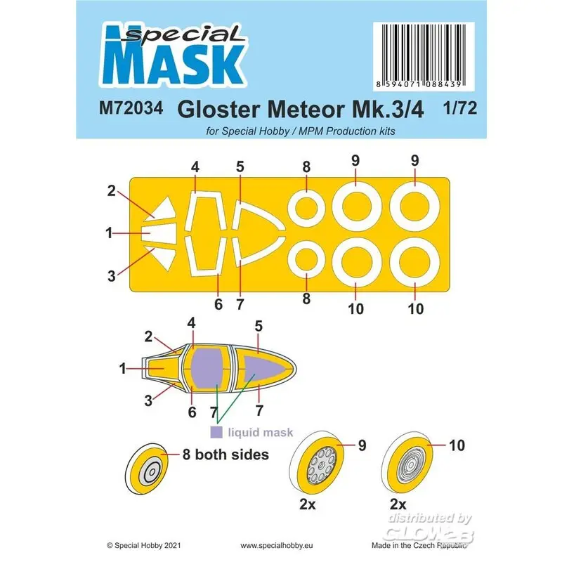 Shop Nu Gloster Meteor Mk.3/4 MASK Accessoire
