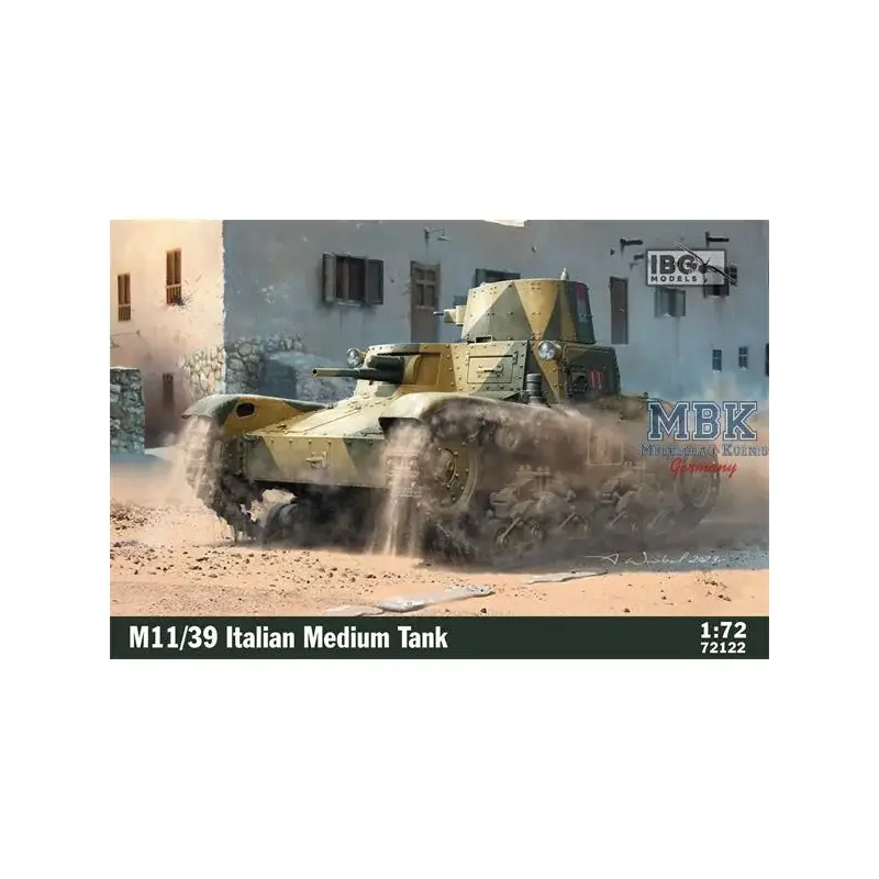 Koopje M11/39 Italian Tank Schaalmodel