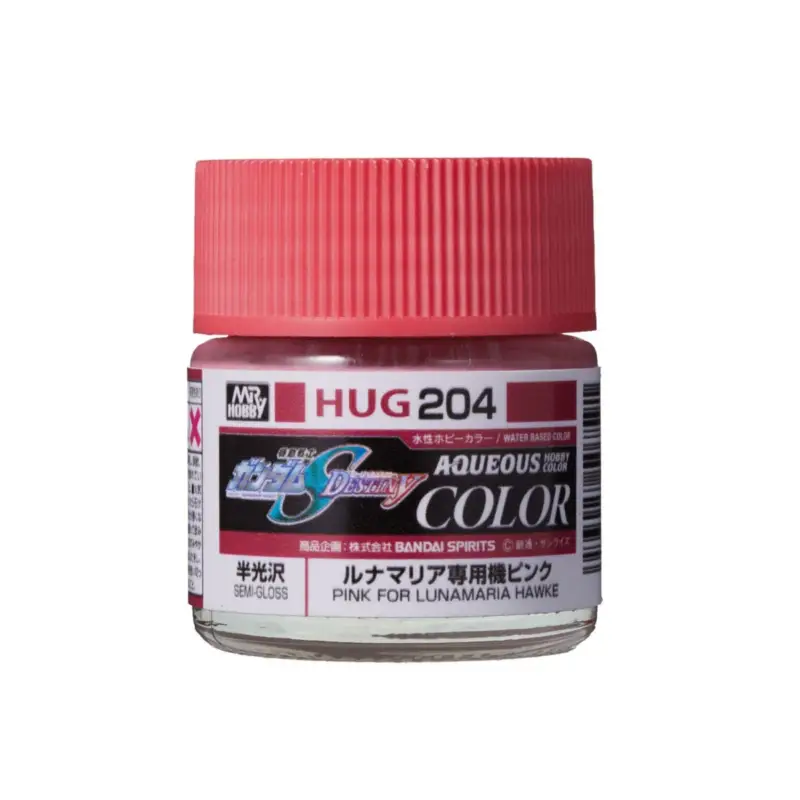 Laatste Versie Gunze hug-204 aqueous gundam color paint (10ml) pink for lunamaria hawke Acrylverf
