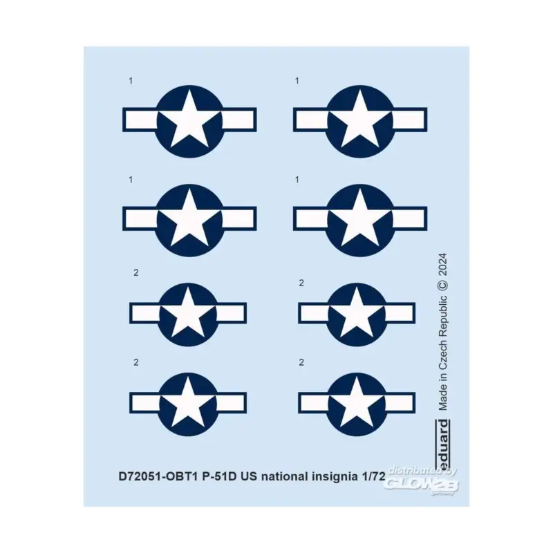 Nu Kopen P-51D US national insignia