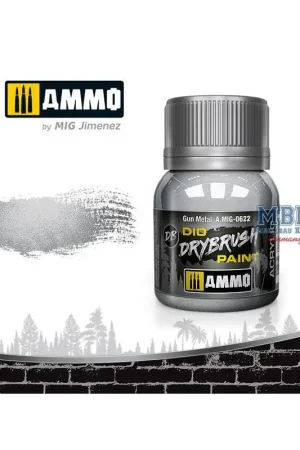 DIO DRYBRUSH Gun Metal Acrylverf Koop Vandaag