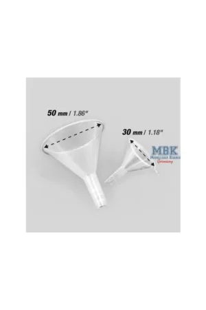 Plastic Funnels: 30mm and 50mm / Trichter Koop Vandaag