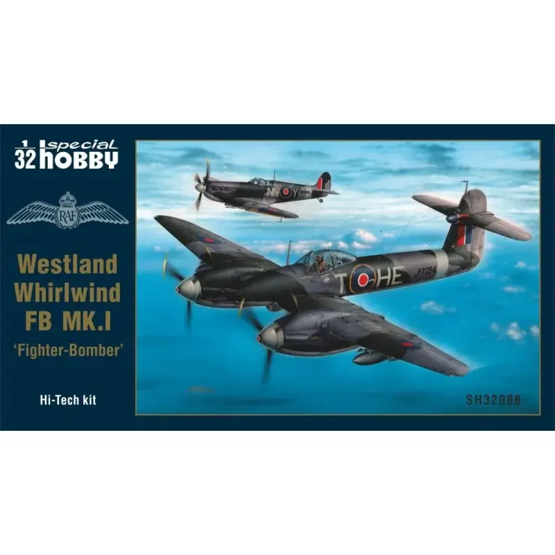 Westland Whirlwind FB MK.I 'Fighter-Bomber' Hi-tech kit 1/32 Schaalmodel Speciale Aanbieding