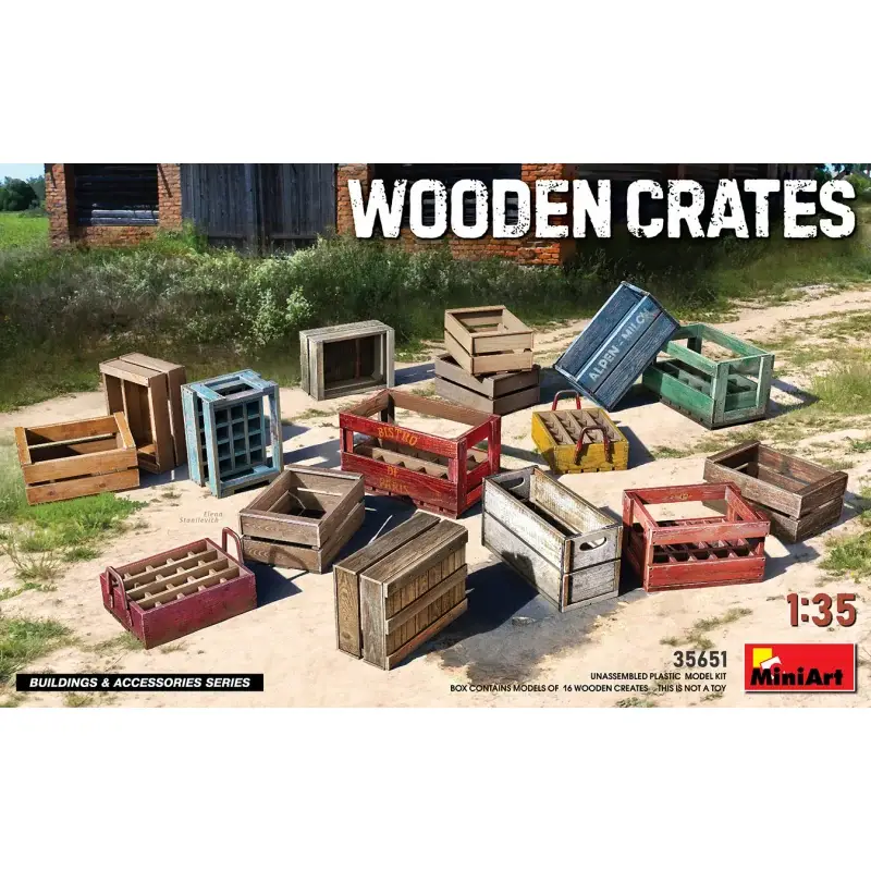 Seizoensaanbieding Wooden crates