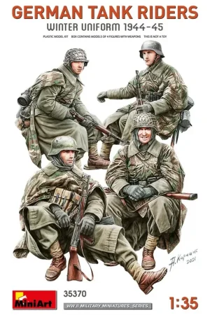 Populair German tank riders (winter uniform 1944-45) Figuren