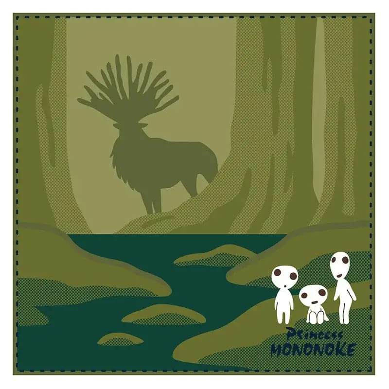 Studio Ghibli hand towel Princess Mononoke Shadow of the Deer God 25 x 25 cm Bestel Nu