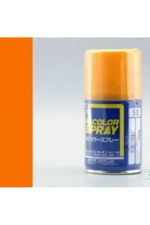 Mr Hobby -Gunze Mr. Color Spray (100 ml) Orange Yellow Acrylverf Koopje