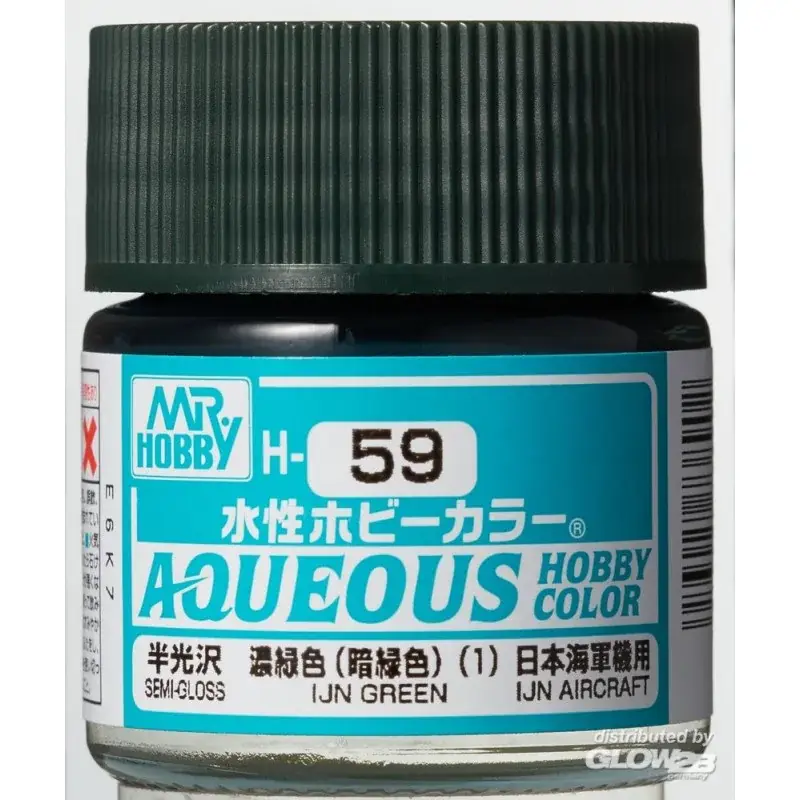 Dagaanbieding Mr Hobby -Gunze Aqueous Hobby Colors (10 ml) IJN Green Acrylverf