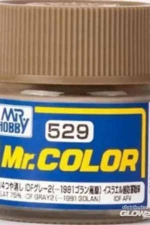 Mr Hobby -Gunze Mr. Color (10 ml) IDF Gray 2 (-1981 Golan) Acrylverf Dagaanbieding