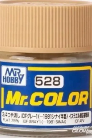 Laatste Kans Mr Hobby -Gunze Mr. Color (10 ml) IDF Gray 1 (-1981 Sinai) Acrylverf