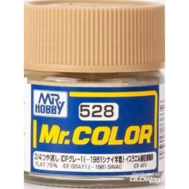Laatste Kans Mr Hobby -Gunze Mr. Color (10 ml) IDF Gray 1 (-1981 Sinai) Acrylverf