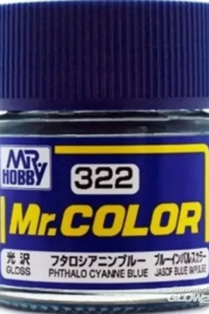 Laatste Kans Mr Hobby -Gunze Mr. Color (10 ml) Phthalo Cyanne Blue Acrylverf
