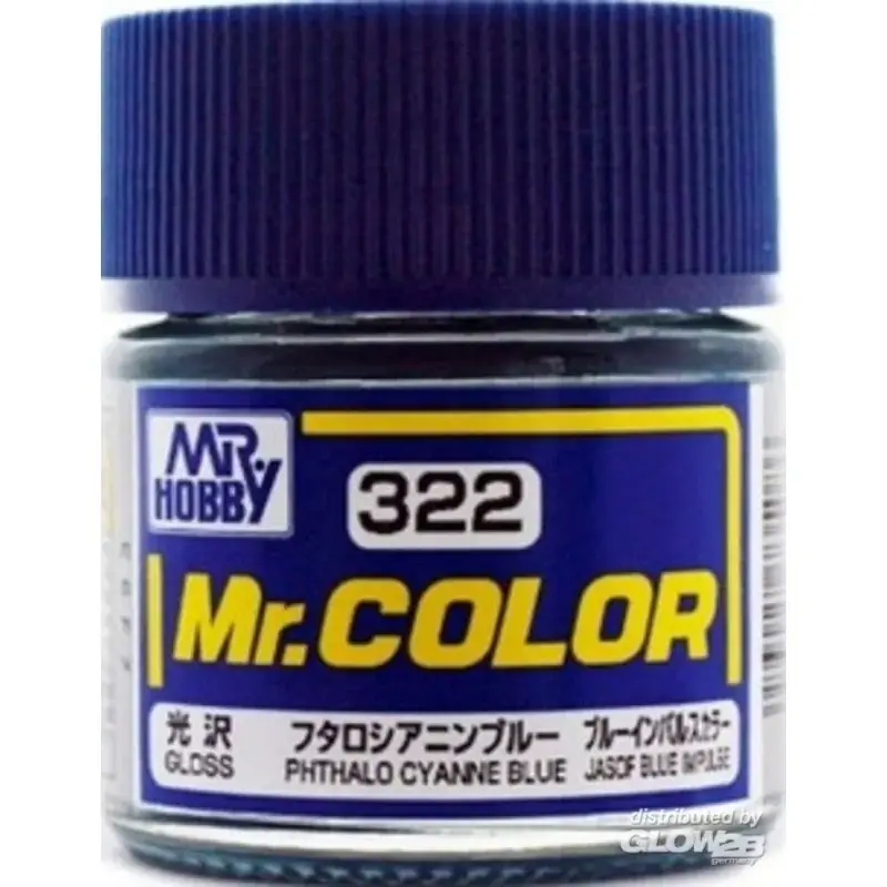 Laatste Kans Mr Hobby -Gunze Mr. Color (10 ml) Phthalo Cyanne Blue Acrylverf
