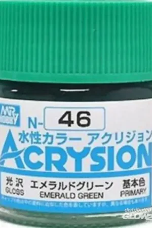 Mr Hobby -Gunze Acrysion (10 ml) Emerald Green Acrylverf Gereduceerde Prijs