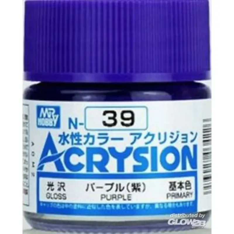 Mr Hobby -Gunze Acrysion (10 ml) Purple Acrylverf Lage Prijs