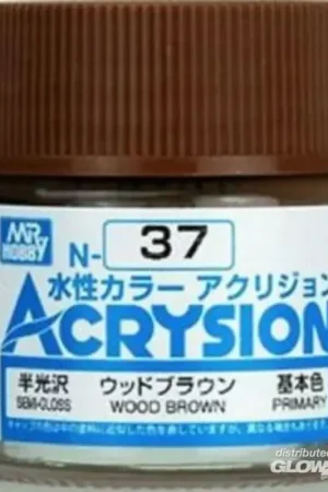 Mr Hobby -Gunze Acrysion (10 ml) Wood Brown Acrylverf Fabrieksprijs
