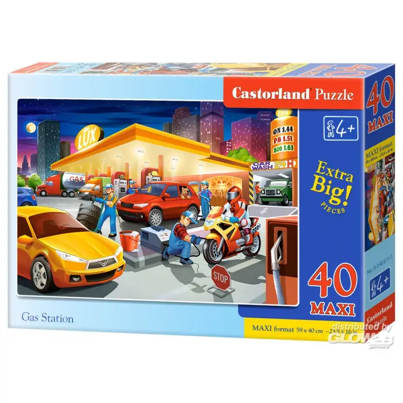 Meest Verkocht Puzzel Gas Station, Puzzle 40 Pieces