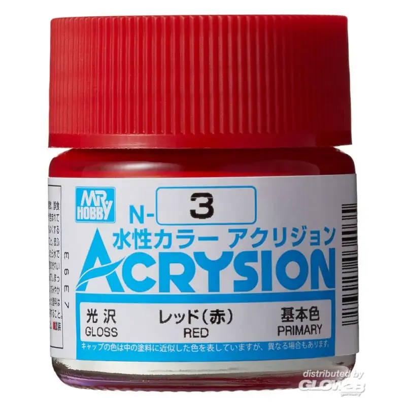Flitsaanbieding Mr Hobby -Gunze Acrysion (10 ml) Red Acrylverf