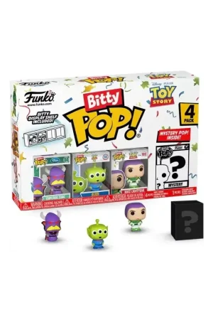 Finale Uitverkoop TOY STORY - Bitty Pop 4 Pack 2.5cm - Zurg Pop figur
