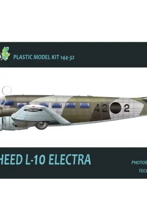 NEW MOLDS! Lockheed L-10 Electra Schaalmodel Op = Op